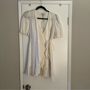 & other stories wrap dress - size M